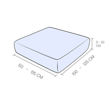 Sofa sitzkissenbezug, Velours, Braun