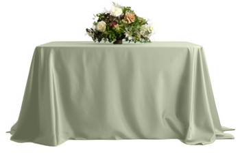 Olivgrünes Tischtuch Tisch 230x230cm Hochzeit Bankett Tisch