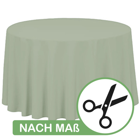 Runde Tischdecke NACH MAß – Farbe HELLOLIV