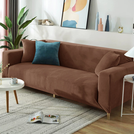 Bezug für ein Sofa, 3-Sitzer-Sofa, 190-230 cm lang BRAUN
