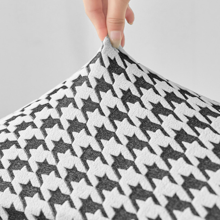 BEZUG für POUF / FUSSSTÜTZE JACQUARD HAHNENTRITT