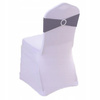 Graues elastisches Stuhlband