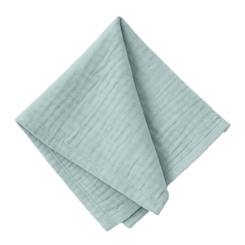 Mintfarbene Musselin-Servietten 45x45 cm