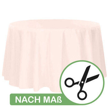 Runde Tischdecke NACH MAß – Farbe ROSA