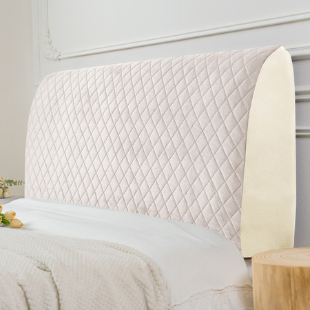 Kopfteilbezug für Bett, cremefarben, 180x50 cm