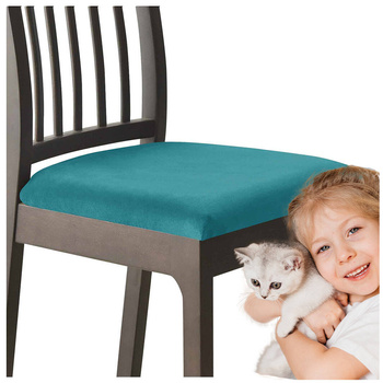 Stuhlsitzbezug Velours Türkus