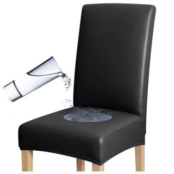 BEZUG FÜR STÜHLE AUS KUNSTLEDER Schwarz