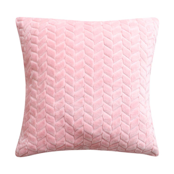 Dekorativer Kissenbezug, Fischgrätenmuster, ROSE