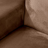 Bezug für ein Sofa, 1-Sitzer-Sofa, 90- 140 cm lang BRAUN