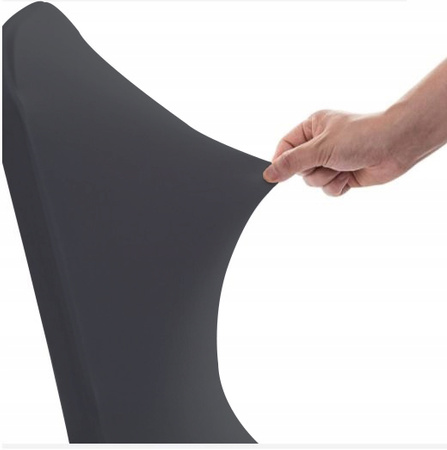 Bankett-Stuhlhussen, elastisch, standard, dunkelgrau