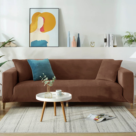 Bezug für ein Sofa, 3-Sitzer-Sofa, 190-230 cm lang BRAUN