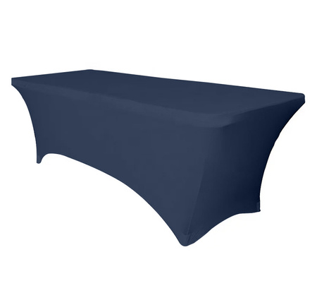 BANKETTTISCHHUSSE 180x76 cm – DUNKELBLAU