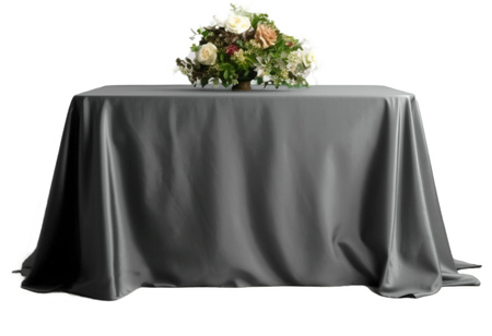 tischtuch DARK GREY Tisch 230x230cm