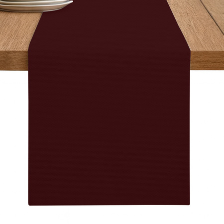 Glatter Tischläufer BORDEAUX 40x275 cm