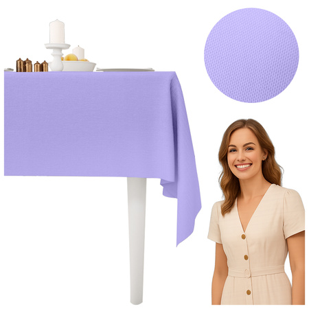 Lavendel rechteckiges Tischtuch 140x240cm