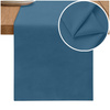 VELOURS Tischläufer KÜHLES BLAU 40x275 cm
