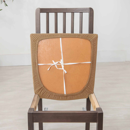 Stuhlsitzbezug Jacquard Braun