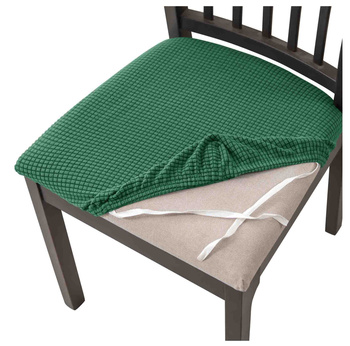 Stuhlsitzbezug Jacquard Dunkelgrün