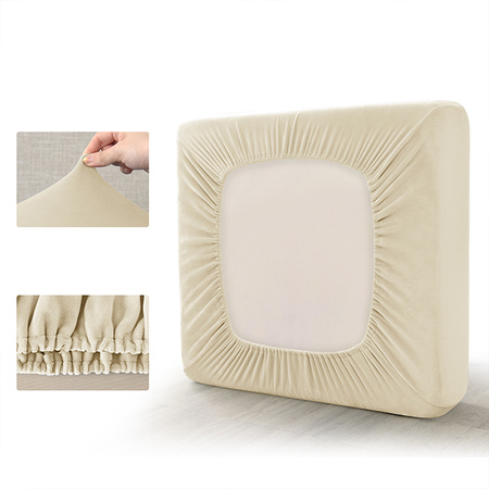 Sofa sitzkissenbezug, Velours, Creme