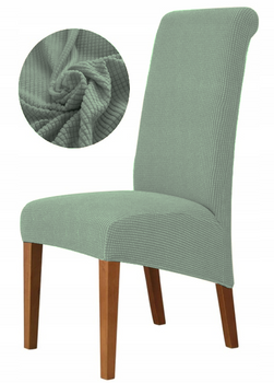 BEZUG für SCHRÄGES XXL STUHL JACQUARD GRÜN