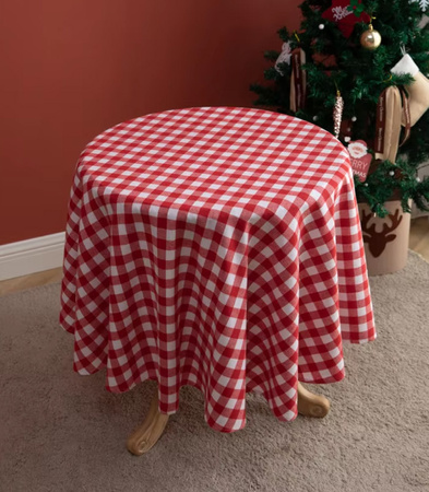 Tischdecke mit rotem Karo – nach Maß
