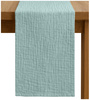 Zarter MUSSELIN-TISCHLÄUFER, mintgrün 40×275 cm