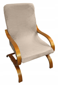 Sesselbezug FINKA CREME dickes Velours