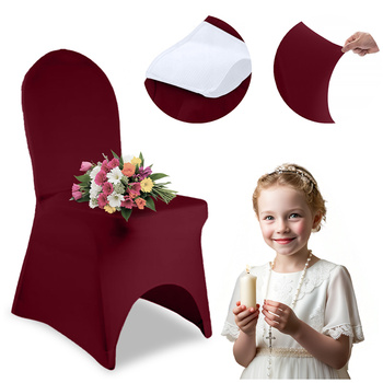 Bankett-Stuhlhussen, elastisch, standard, rot