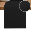Glatter Tischläufer SCHWARZ 40x275 cm