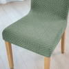 STUHLHUSSE geprägte Rauten Jacquard DICK GRÜN