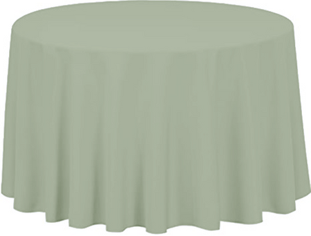 Runde Tischdecke NACH MAß – Farbe HELLOLIV