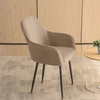 Stuhlhusse für Schalensessel, Velours, Beige, Apple Sevilla