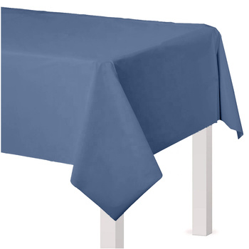 Kühlblau rechteckiges Tischtuch 140x240cm