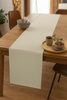 Glatter Tischläufer CHAMPAGNER 40x275 cm