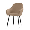 Stuhlhusse für Schalensessel, Velours, Beige, Apple Sevilla