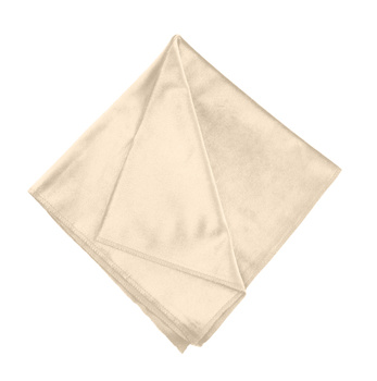 VELOURS-SERVIETTEN 10 Stück 45x45 cm – CREME