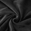 BEZUG für Stuhl mit schmaler Rückenlehne, DICKER VELOURS, SCHWARZ