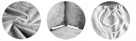 Bezug für ein Sofa, 2-Sitzer-Sofa, 145- 185 cm lang, hellgrau