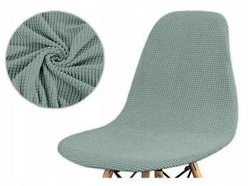 Dicker, Jacquard Bezug Für Skandinavischen Stuhl GRÜN