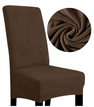 DICKER, BEIGE VeloursBEZUG FÜR GROßEN STUHL (Größe L)