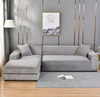Bezug für ein Sofa, 2-Sitzer-Sofa, 145- 185 cm lang, hellgrau
