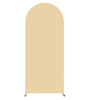 Bezug für Ballonbogen – Metallgestell Fotowand 1x2m – Beige