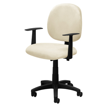 Zweiteiliger Bezug für Bürostuhl ISO, Creme
