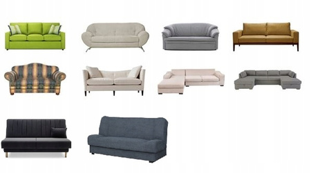 Bezug für ein Sofa, 3-Sitzer-Sofa, 190 - 230 cm lang, marineblau