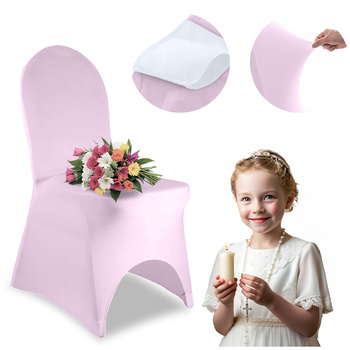 Bankett-Stuhlhussen, elastisch, standard, rosa