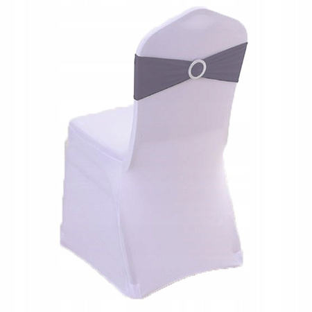 Graues elastisches Stuhlband