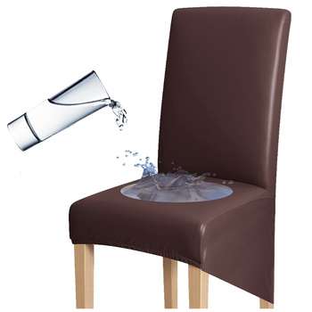 BEZUG FÜR STÜHLE AUS KUNSTLEDER BRAUN XXL