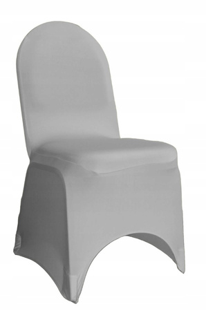 Bankett-Stuhlhussen, elastisch, standard, grau