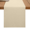 Glatter Tischläufer CHAMPAGNER 40x275 cm