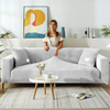 Bezug für ein Sofa, 4-Sitzer-Sofa, 235- 300 cm lang, hellgrau